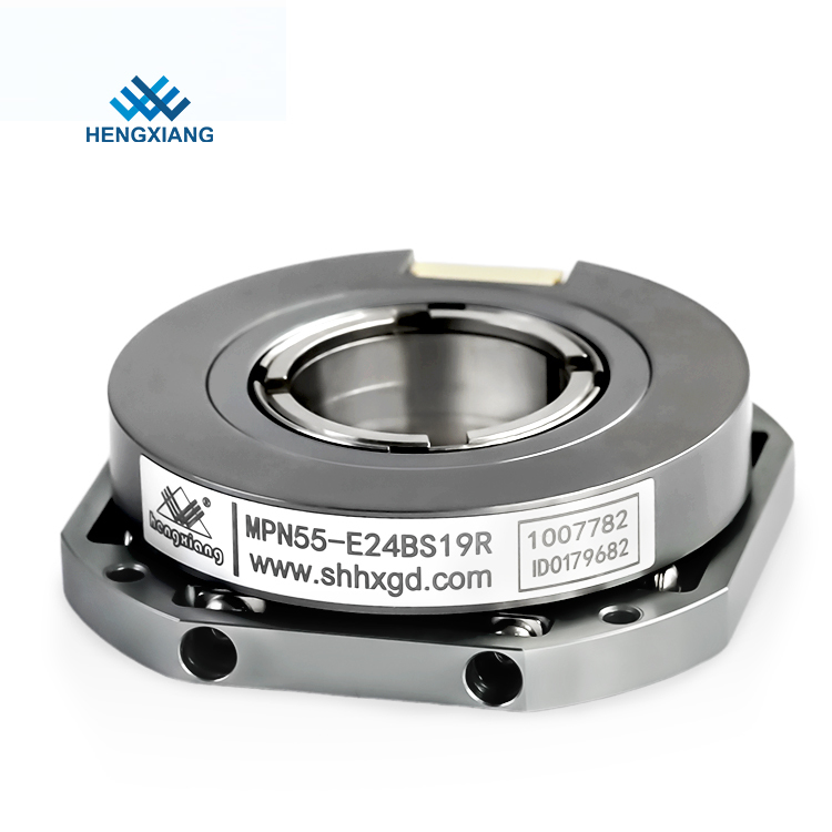 16bits 32bits Multi-Turn Rotary Flange Absolute Robot Encoder SSI 15mm Hollow MPN55